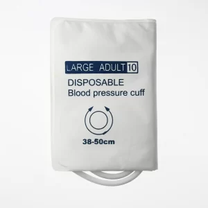 Arm Circumference 38-50cm Disposable Blood Pressure Cuff, Double Tube NIBP Cuff Without Bladder(CM-1025D-05)-Arm Circumference 38 50cm Disposable Blood Pressure Cuff Double Tube NIBP Cuff Without Bladder CM 1025D-MPOWC