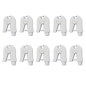 10 Pcs 4.0 Banana Plug Turn To Clip Electrode Adapter ECG/EKG Cable To Electrode Pad Connector Accessories-10 Pcs 4 0 Banana Plug Turn To Clip Electrode Adapter ECG EKG Cable To Electrode-MPOWC