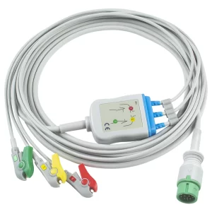 Kompatibles Mindray Datascope 12-poliges Direktverbindungs-EKG-Kabel, 3 Stück pro Packung-Kompatibles Mindray Datascope 12-poliges Direktverbindungs-EKG-Kabel, 3 Stück pro Packung-MPOWC