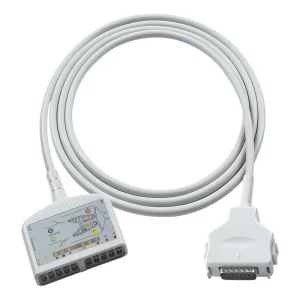 Compatible for Fukuda Denshi Direct-Connect EKG Cable 2pcs Per Pack-Compatible for Fukuda Denshi Direct Connect EKG Cable 2pcs Per Pack-MPOWC