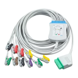 Compatible for Nihon Kohden Direct-Connect EKG Cable - BJ-900PA 2pcs Per Pack-Compatible for Nihon Kohden Direct Connect EKG Cable BJ 900PA 2pcs Per Pack-MPOWC