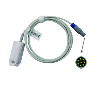 Compatible with Creative Nellcor Oximax, 8 Pin Type of Monitor Spo2 Probe Sensor. Reusable Blood Oxygen Cable for Oximeter-Compatible with Creative Nellcor Oximax 8 Pin Type of Monitor Spo2 Probe Sensor Reusable Blood Oxygen-MPOWC