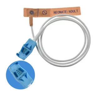 Compatible with GE Omeda, Tuffsat Monitor, Disposable Spo2 Probe, Bandage Material Oxygen Saturation Sensor for Pulse Oximaxer-Compatible with GE Omeda Tuffsat Monitor Disposable Spo2 Probe Bandage Material Oxygen Saturation Sensor for Pulse-MPOWC