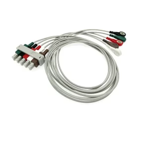 Compatible with Philips M3000A, M3001A, M1001A/B, M1002A/B, 78352C, 78354C, 12pin 5 leads ecg cable-Compatible with Philips M3000A M3001A M1001A B M1002A B 78352C 78354C 12pin 5 leads ecg cable-MPOWC