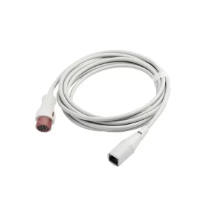 Compatible with Philips Mindray 12pin Monitor IBP Cable to Argon BD Edward Medex Abbott Smith PVB Utah Pressure Transducers-Compatible with Philips Mindray 12pin Monitor IBP Cable to Argon BD Edward Medex Abbott Smith PVB-MPOWC