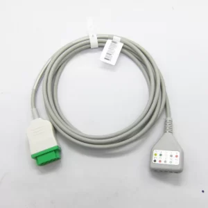 ECG 5-leads Trunk Cable For GE 11pin ex Din style-3-5leads Patient Monitor-ECG 5 leads Trunk Cable For GE 11pin ex Din style 3 5leads Patient Monitor-MPOWC