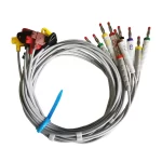 EKG Cable 10 Lead Wires Multi Link ECG Patient Lead Wires 10 Leads Banana 4.0 for Philips Trim M1716B IEC Standard-EKG Cable 10 Lead Wires Multi Link ECG Patient Lead Wires 10 Leads Banana 4 0 1-MPOWC