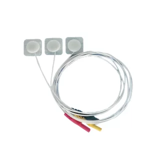 FB22 Disposable Non-woven electordes with lead wires, paediatric/neonates, ecg 3pcs/set（The picture shows a set）-FB22 Disposable Non woven electordes with lead wires paediatric neonates ecg 3pcs set The picture shows-MPOWC
